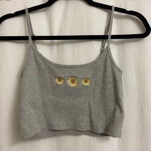 Holister cropped tank